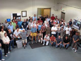 Team members at FIRST RF Corporation in Boulder, CO